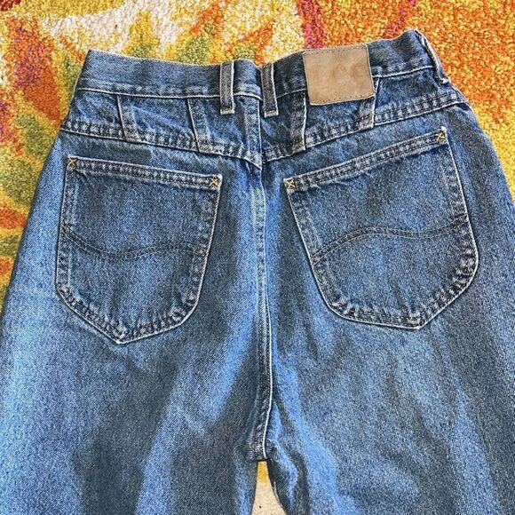 VINTAGE SIZE 10 LONG LEE MOM JEANS - Picture 8 of 8